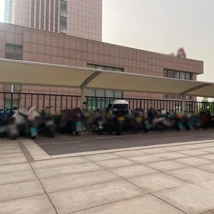 玛曲县膜结构电动车棚