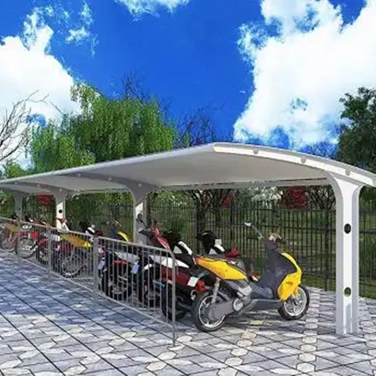 玛曲县膜结构电动车棚